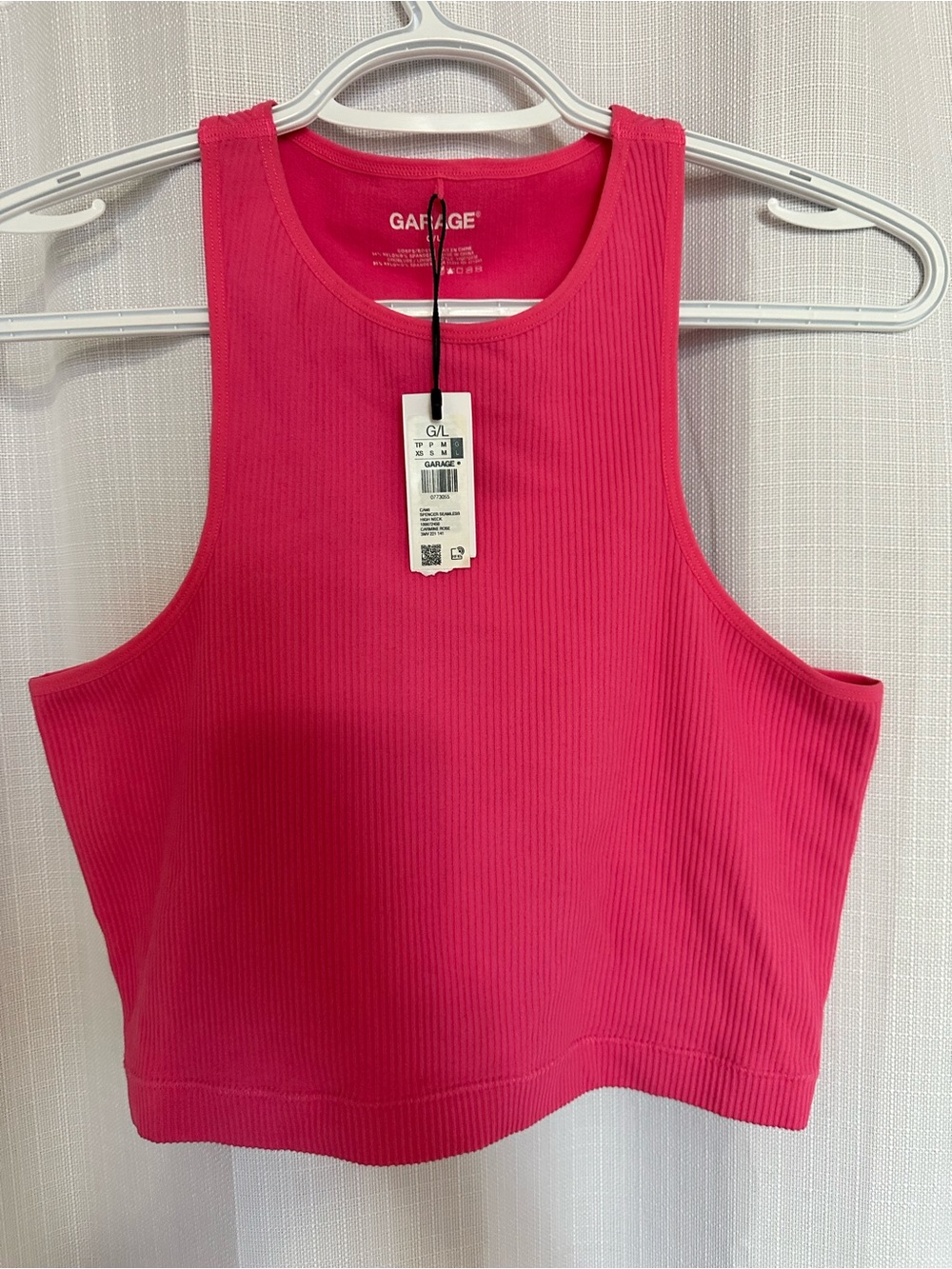NWT Garage Ribbed Crop Tank Top